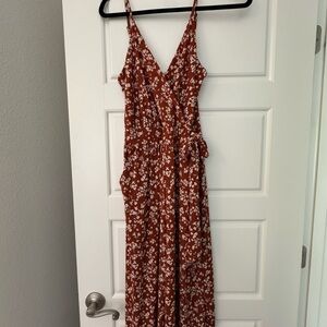 Kaleigh Rochelle knit jumpsuit in rest and white, Size SP